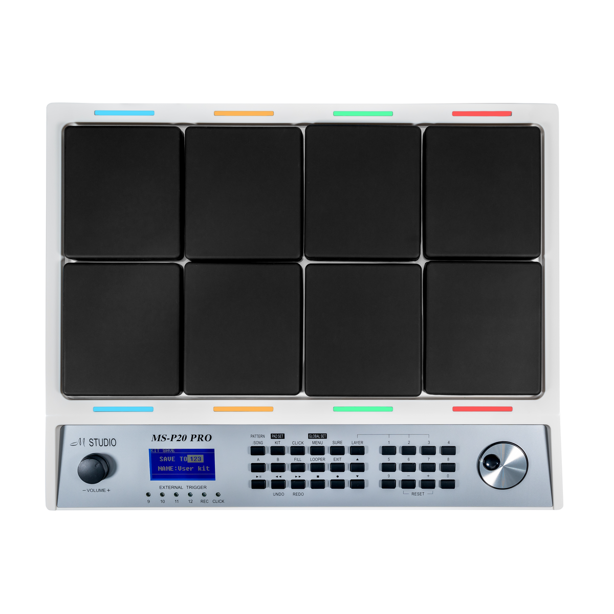 M-Studio MS P20 PRO Octapad White – Best Price & Free Delivery.