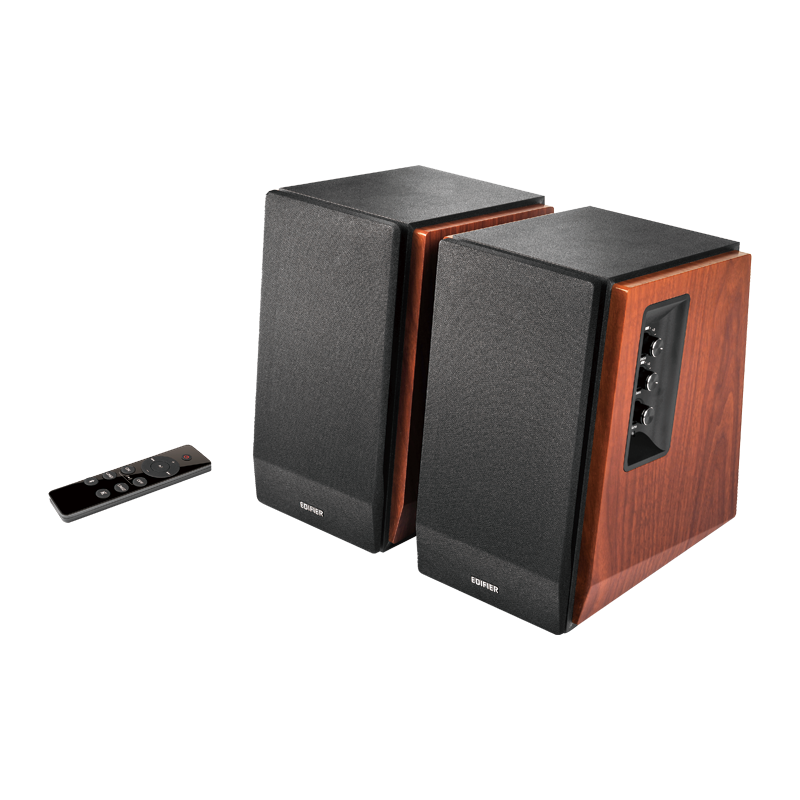 Edifier R1700BTs Bluetooth Bookshelf Speakers Brown - Taal Musicals