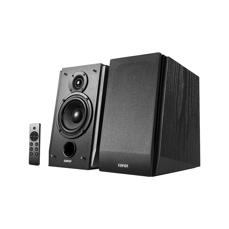 Edifier R1855DB Active 2.0 Bluetooth Bookshelf Speakers Matte Black - Taal Musicals