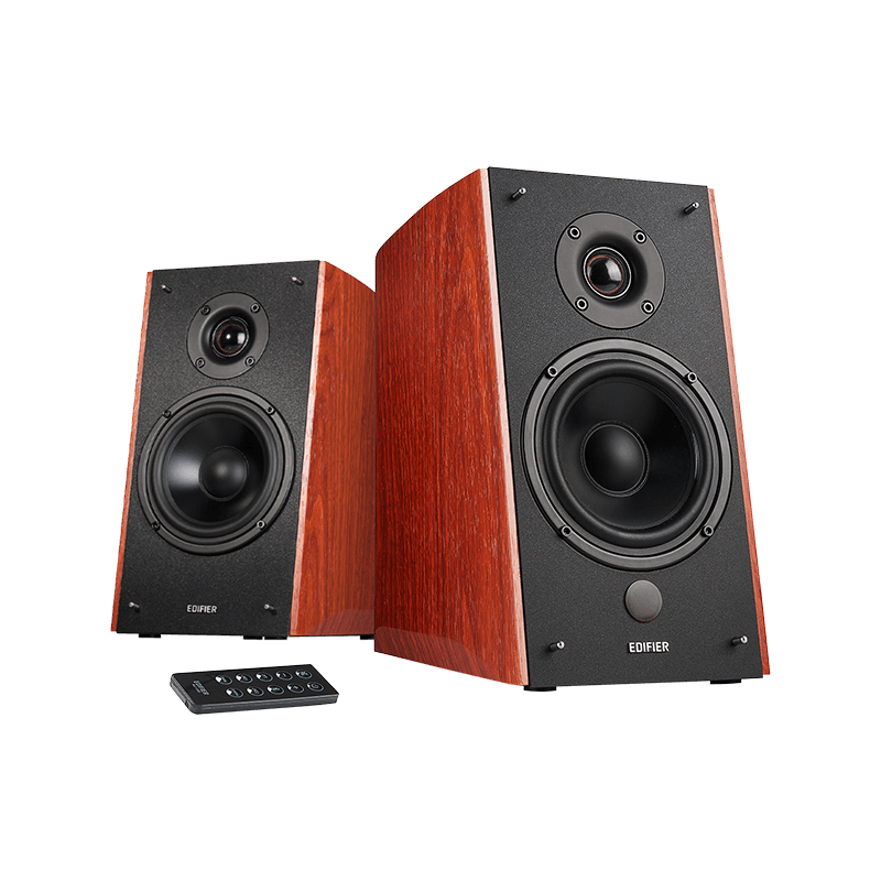 Edifier R2000DB Powered Bluetooth Bookshelf Speakers Brown - Taal Musicals