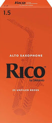 Rico Alto Sax Reeds 1.5 25-pack - Taal Musicals