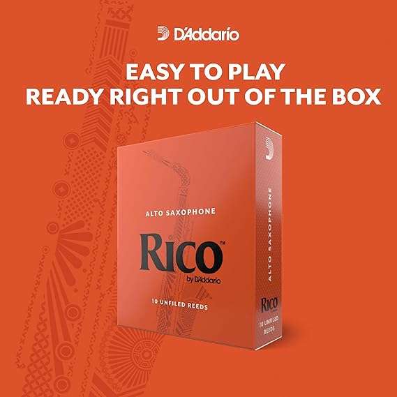 Rico Alto Sax Reeds Strength 3.5 10-pack - Taal Musicals
