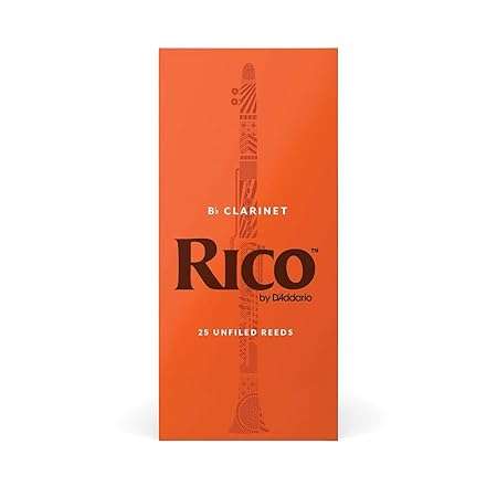 Rico Bb Clarinet Reeds  1.5  25-pack - Taal Musicals