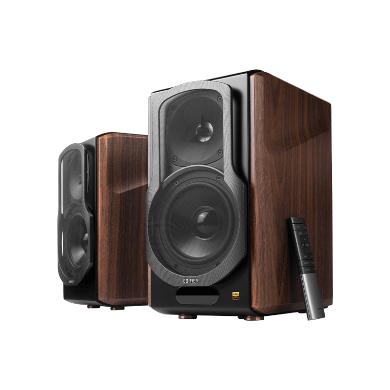 Edifier S2000MKIII New Classic Hi-Fi Active Speaker Brown - Taal Musicals