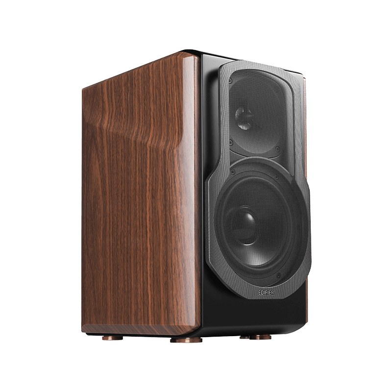Edifier S2000MKIII New Classic Hi-Fi Active Speaker Brown - Taal Musicals