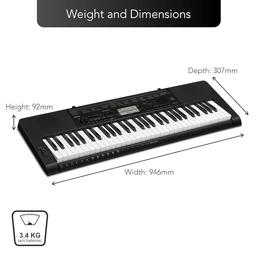 CASIO CTK – 3500, STANDARD KEYBOARD.-Taal Musicals