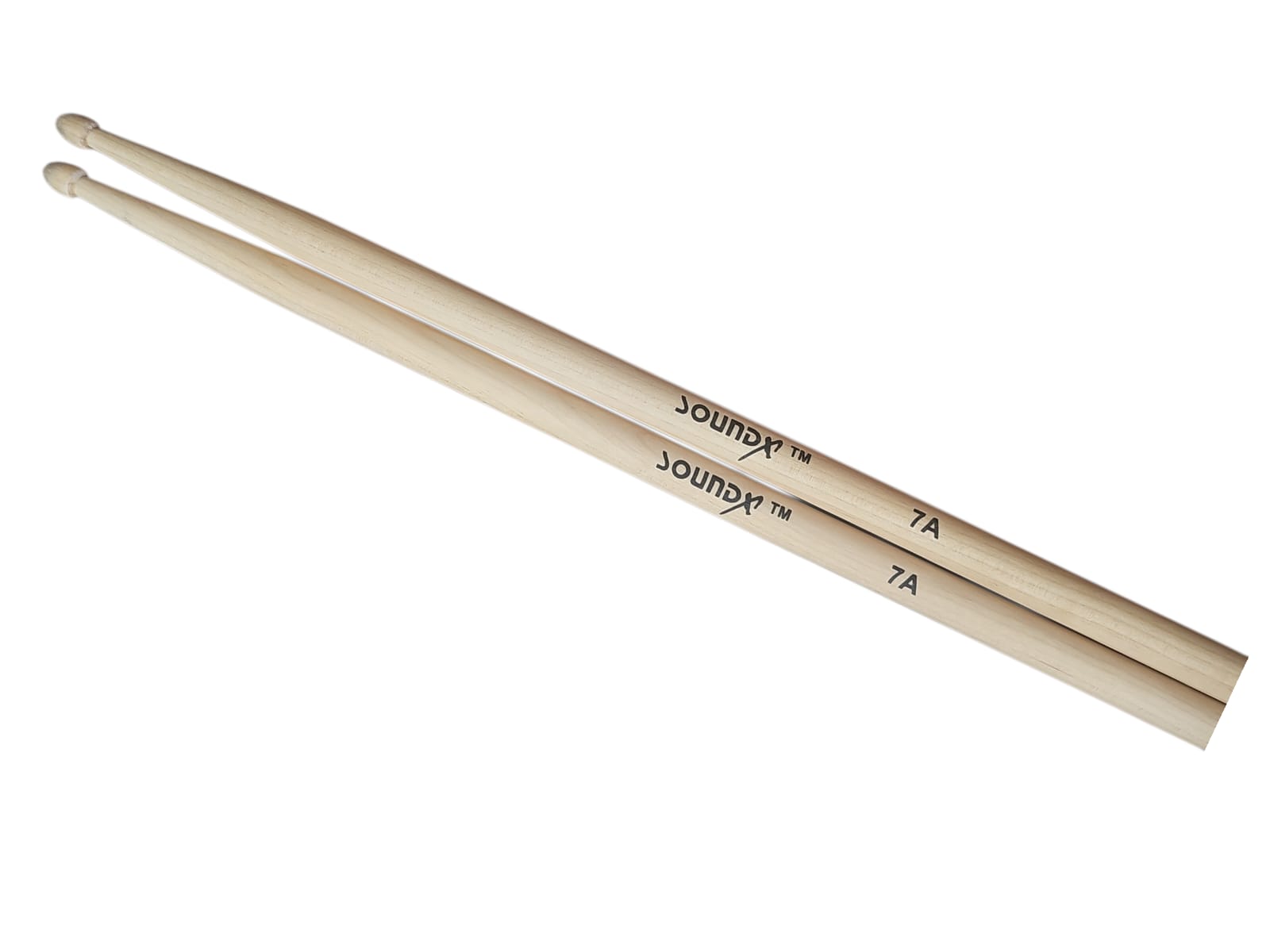 Pair of drumsticks with 'Soundx' branding on a white background