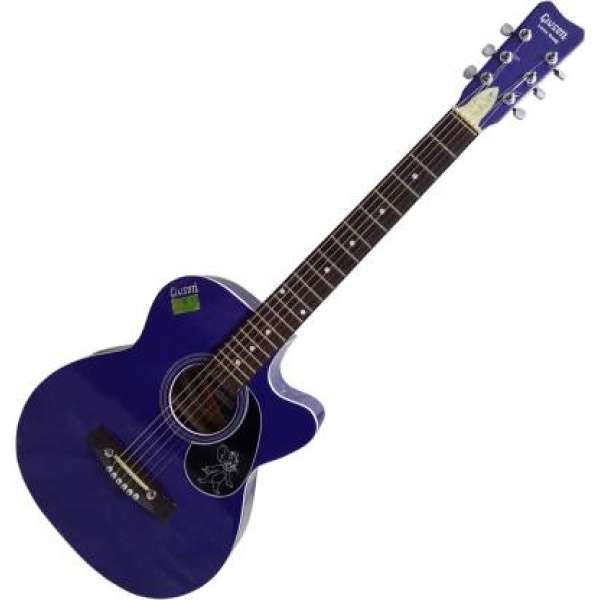 Givson Little Sreej Acoustic Guitar Blue - Taal Musicals