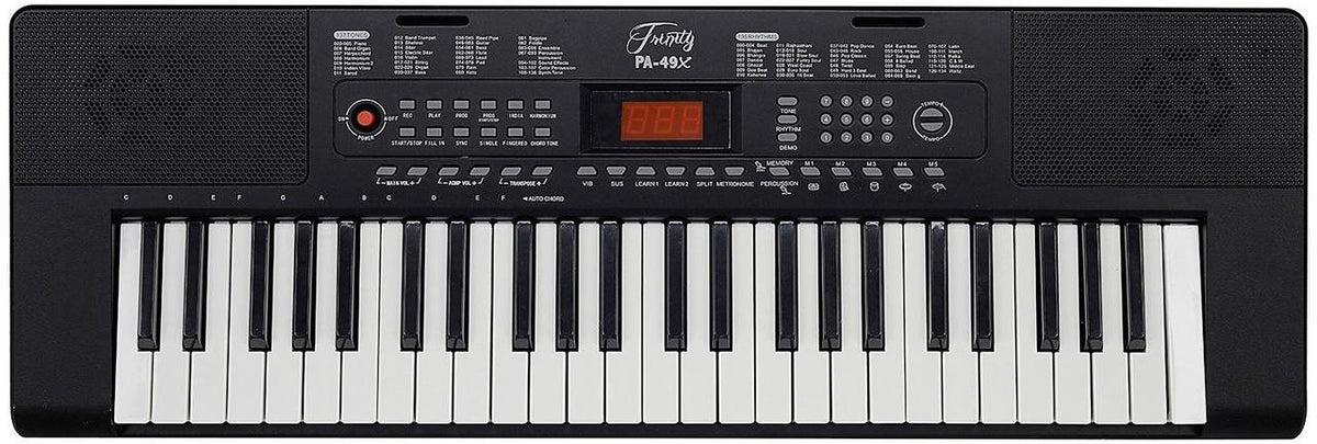 Trinity Trinirty Pa-49x PA 49X Digital Portable Keyboard (49 Keys) – Taal Musicals