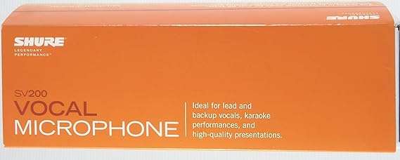 Shure SV200 Microphone (Unidirectional) - Taal Musicals