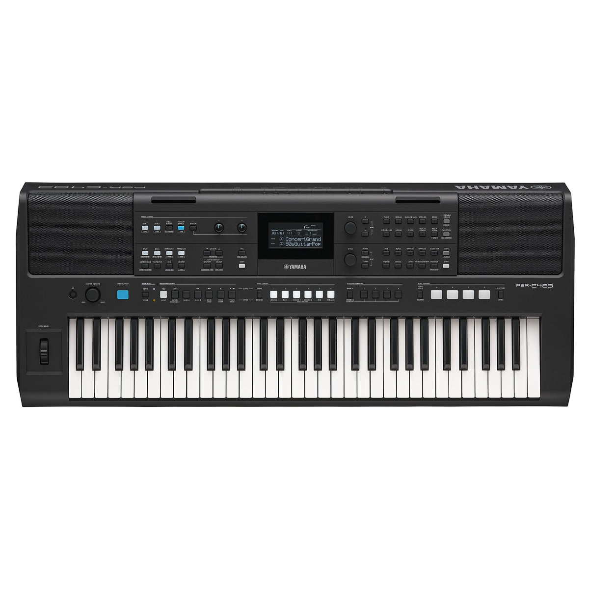 Yamaha PSR-E483 61-Key Portable Keyboard – 860 Voices & Live Control - Taal Musicals
