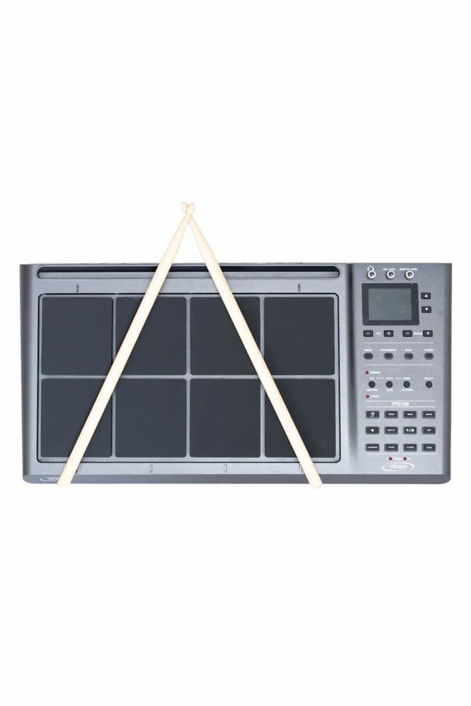 Techno Electronic Octapad Tpd 100 With Accesories -Taal Musicals