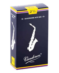 Vandoren SR2125 Alto Sax Reeds 2.5 Box of 10 - Taal Musicals