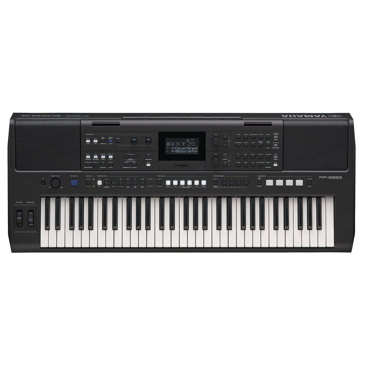Yamaha PSR-E583 Keyboard – 890 Voices, 345 Styles & DSP Effects-Taal Musicals
