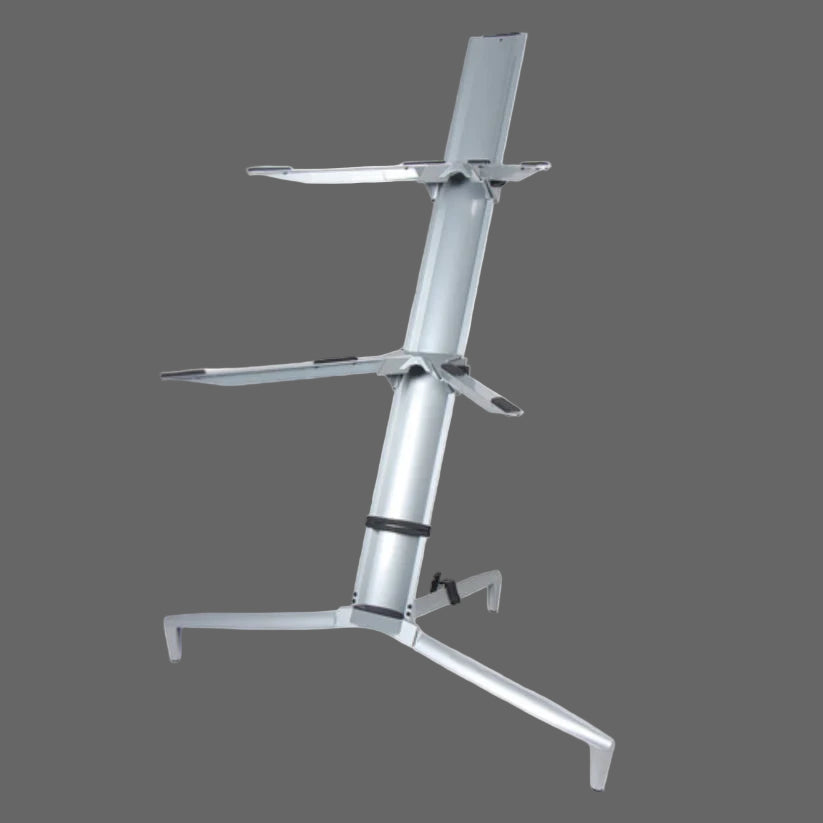 Tristar Z-80 Double Keyboard Stand – Spider Style Adjustable Stage Stand | Taal Musicals