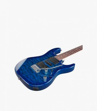 Ibanez GRX70QATBB Electric Guitar – Transparent Blue Burst